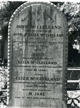 Eliza mclellend tombstone.