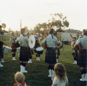 Photograph, City of Nunawading Pipe Band, 1986