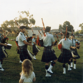Photograph, City of Nunawading  Pipe Band, 1986
