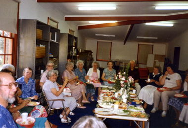 Photograph, Christmas Meeting of Nunawading Historical Society, 01/11/1989