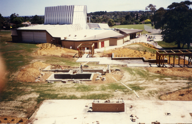 Photograph, Nunawading Arts Centre with Peace Pool