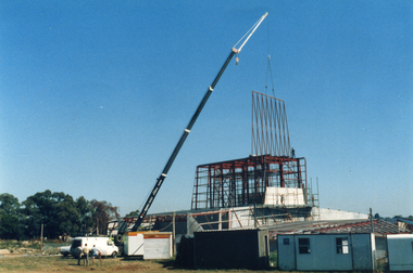 Photograph, Construction of Nunawading Arts Centre, 1/01/1986 12:00:00 AM