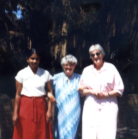 Photograph, Joan Roczniok, Gracelyn Rajakulenthiran and Norma Jamieson, 1985 - 1986