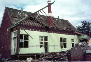 Photograph, Demolition - Mitcham Primary School