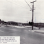 Black and white photo taken from South side of Canterbury Road with Main Street going off to the right.   Blackburn South.