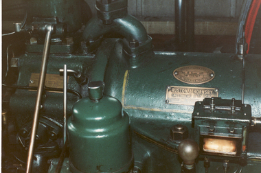 Photograph, Diesel Engine in Blackburn Cool Stores