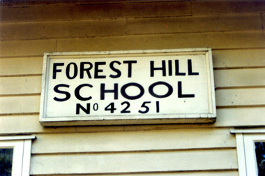 Photograph, Forest Hill State School, 1/08/1993