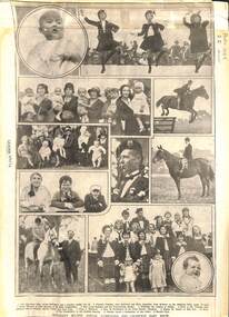 Leader Newspaper showing Baby Merlyn Leach, daughter of Nancy at Mitcham's 2nd Annual Gymkhana and Champion Baby Show.