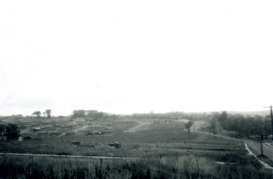 Black and white photo of Subdivision of Area of Burwood, Springvale and Highbury Roads.