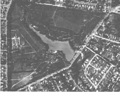 Aerial photo of Blackburn Lake.