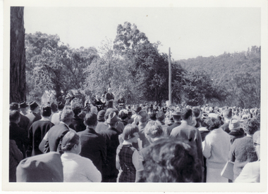 Photograph, Sir Rohan Delacombe Opening Schwerkolt Cottage, 1965