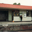 Coloured photo of Mitcham Railway Station. View from the northern platform, renovation complete.