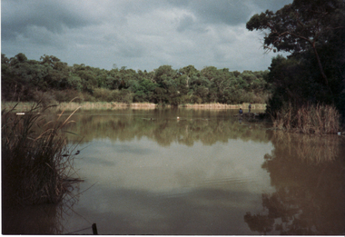 Coloured photo of Blackburn Lake, 1989.