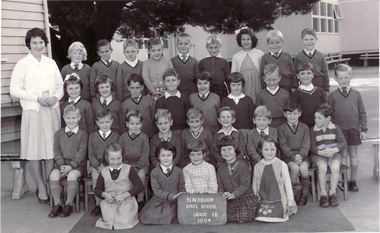 Photograph - School Photograph, Grade 1D, Blackburn State School 1964, 1964