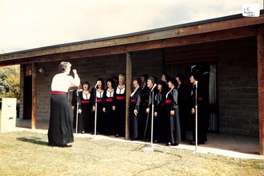 Coloured photo of Ladies' Choir.