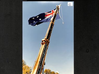 Colourful flag for Australia Day