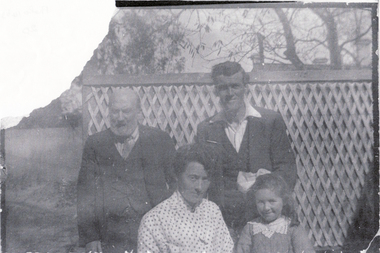 Photograph, Leslie J. & William Chalmers & Phyllis V. & Martha Chalmers