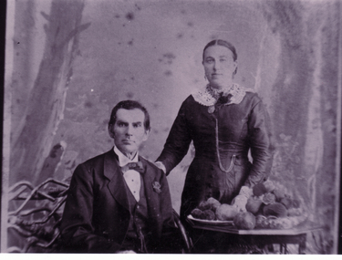Photograph, Johann August Schwerkolt and his second wife