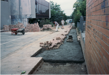 Photograph, Reconstruction of Lane looking North to Harrison Street, Mitcham, 1/06/1997 12:00:00 AM
