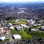 Aerial Photo of Tally Ho Industrial Park. East Burwood Reserve and the Bill Sewart Athletic Track is in centre.