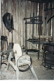 Photograph, Implements in Barn, 1995