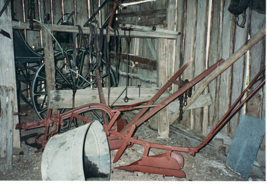 Photograph, Implements in Barn, 1995