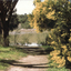 Coloured photo of Lake Road and the end of Blackburn Lake