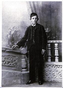 Copy of photo of John Theodore Schwerkolt, Born 22/11/1885, Died 26/6/1903, in U.S.A.