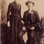 Sepia of William Henry Slater, Jnr, and his wife.