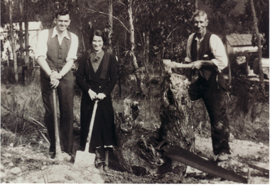 Photograph, Building Evans House, C.1937