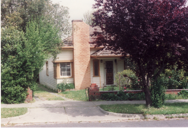 Photograph, 8 Edward Street, Mitcham, 1991