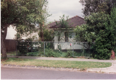 Photograph, 10 Edward Street, Mitcham, 1991