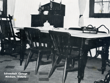 Postcard, Kitchen - Schwerkolt Cottage, C.1960's