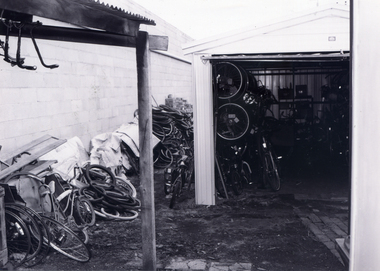Photograph, Rob's Cycles Shop, 1999