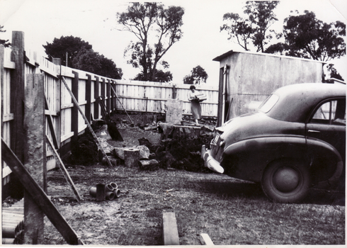 Ross House under construction.