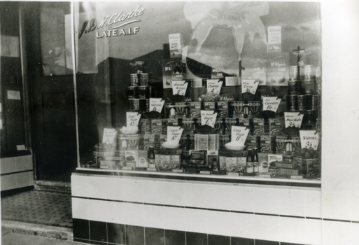 Clarke's Grocer Shop in Mitcham Road, Mitcham. 
