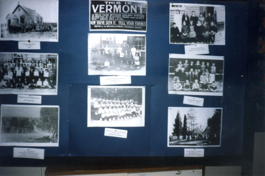 Coloured photo of Photographic Display for Vermont Primary School's 130th Anniversary.