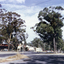 Corner of Canterbury, Mitcham & Boronia Roads, Vermont,  in 1967, looking West from outside Scout Hall and showing Vermont Shops.
