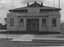 Coloured photo of exterior of Mitcham Memorial Hall in Whitehorse Road, Mitcham, since demolished.