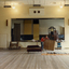  Interior of Mitcham Memorial Hall in Whitehorse Road, Mitcham, since demolished, with the Mitcham Repertory Group preparing for Show.