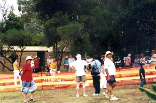 Wood Choppers at Schwerkolt Cottage Open Day 2000.