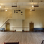 Interior of Mitcham Memorial Hall in Whitehorse Road, Mitcham, since demolished, showing Projection Box for films at back of Hall.