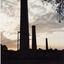 Vitclay Chimneys prior to demolition in 1995. 