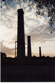 Vitclay Chimneys prior to demolition in 1995. 
