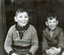 Black and white photo of Richard and Chris Hudson 