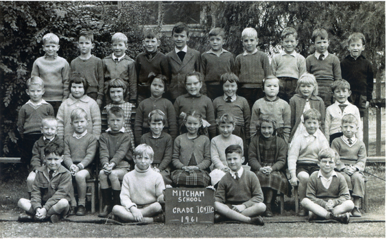 Grades 1C and 2C of Mitcham State School in 1961.