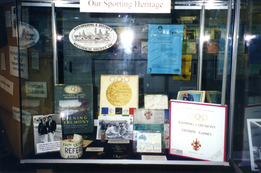  Society's Display in Nunawading Library for Heritage Festival 2000.