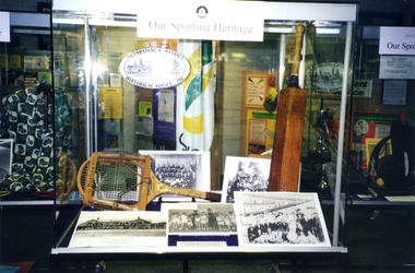 Society's Display in Nunawading Library for Heritage Festival 2000. 