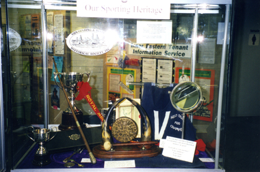 Society's Display in Nunawading Library for Heritage Festival 2000. 