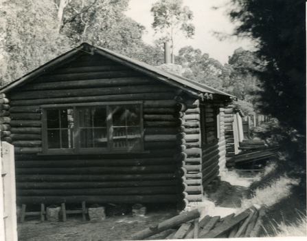 Original Toc H Log Cabin of Mitcham Branch, off Agra Street, Mitcham